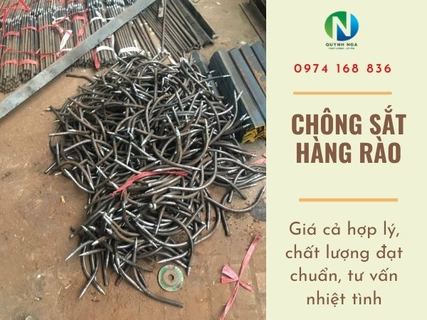 chông sắt hàng rào tại đắc nông